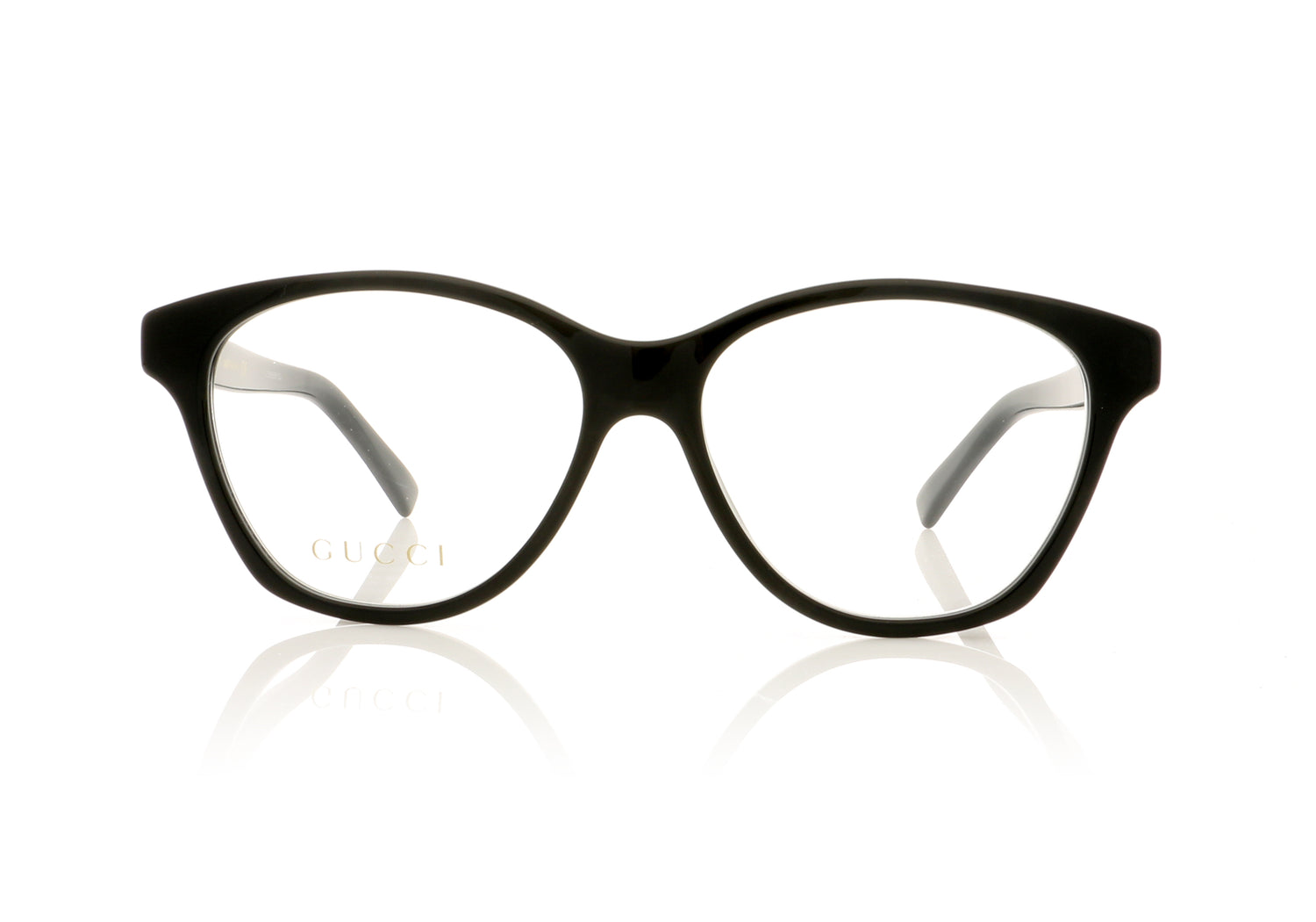 Gucci GG0456O 1 Black Gold Glasses - Front