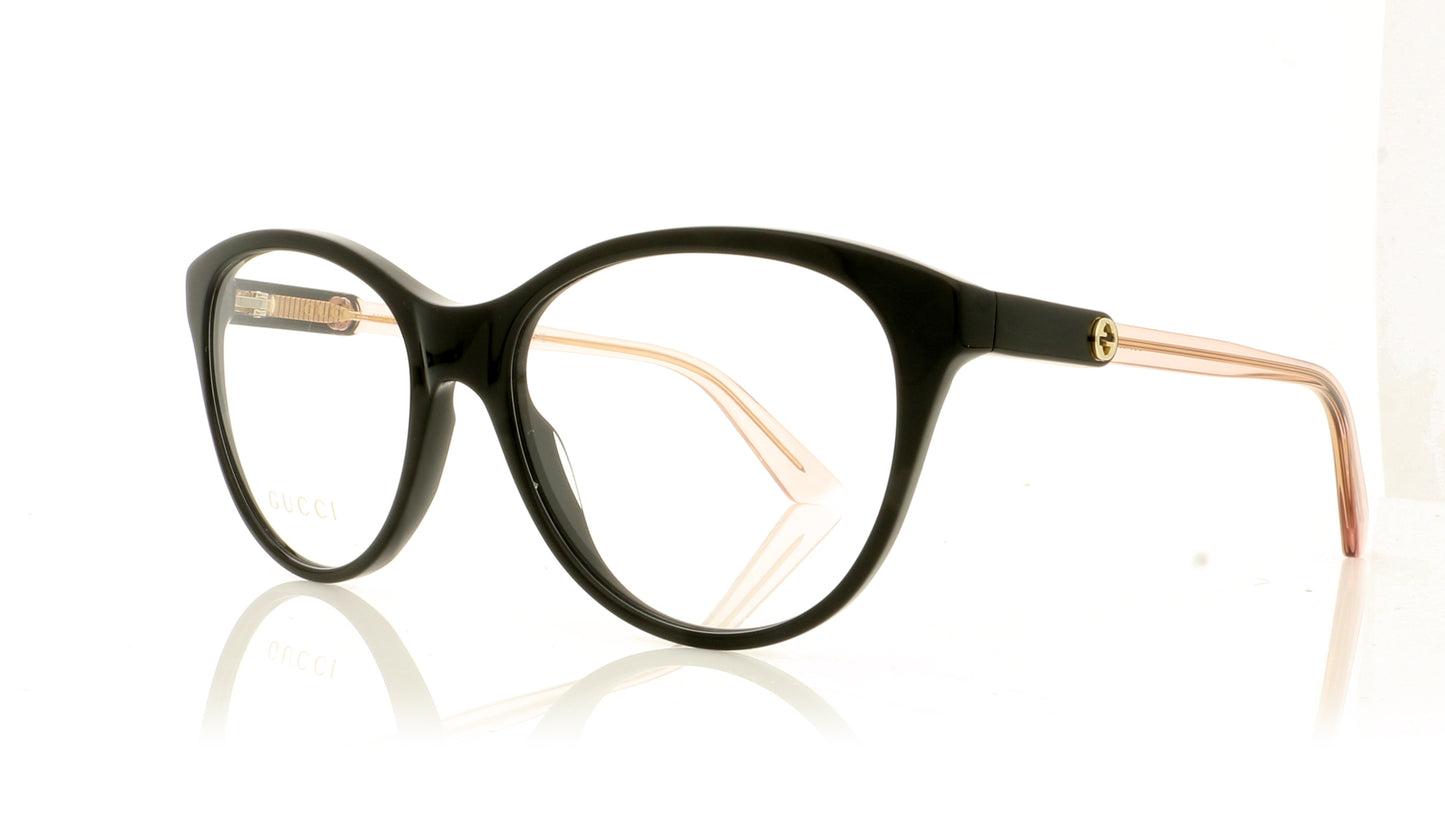 Gucci GG0486O 4 Black Glasses - Angle