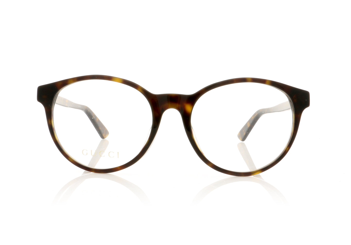 Gucci GG0487OA 7 Havana Glasses - Front