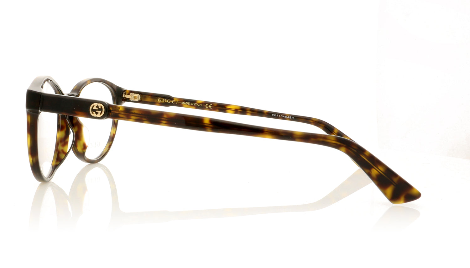 Gucci GG0487OA 7 Havana Glasses - Side