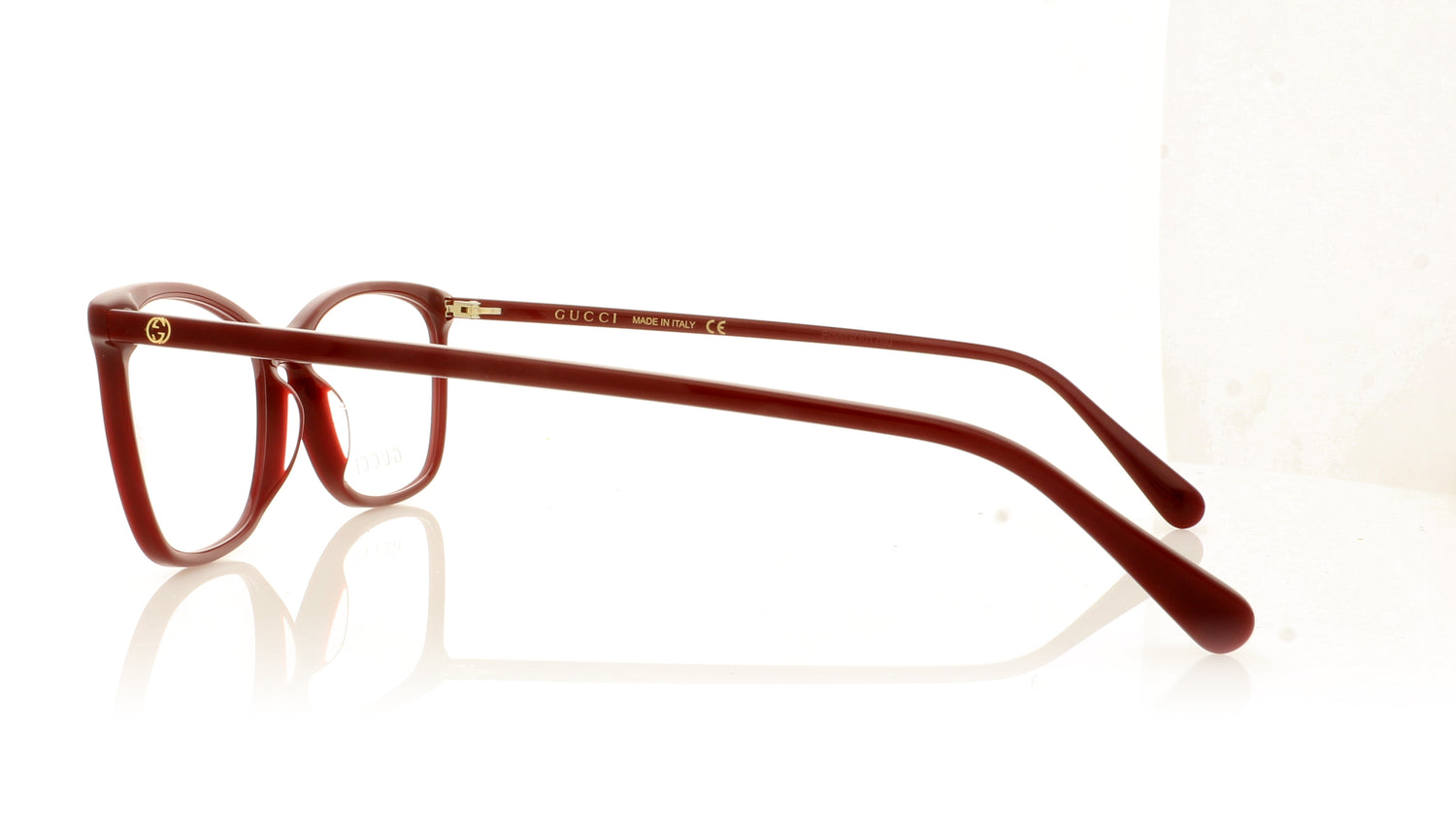 Gucci GG0548O 4 Burgundy Glasses - Side