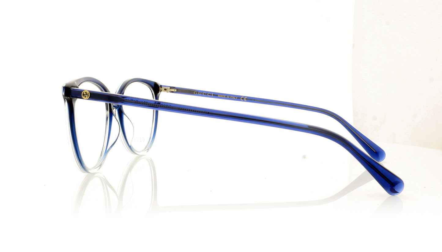 Gucci GG0550O 4 Blue Glasses - Side