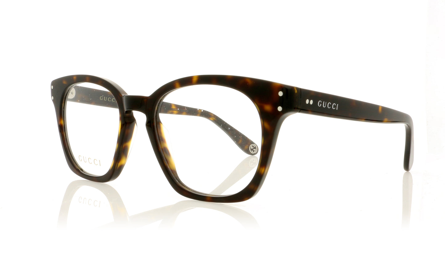 Gucci GG0572O 7 Havana Glasses - Angle