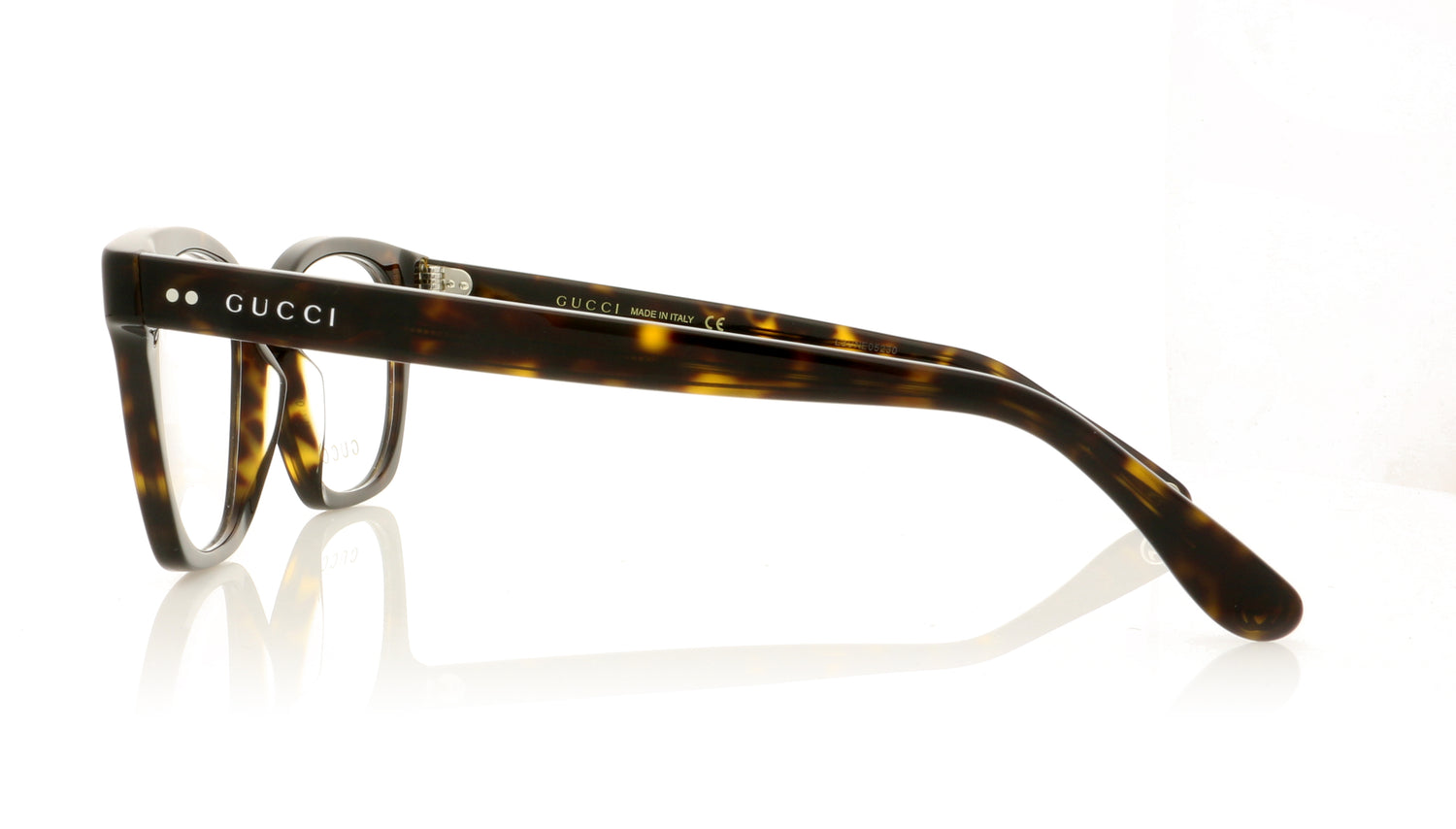 Gucci GG0572O 7 Havana Glasses - Side