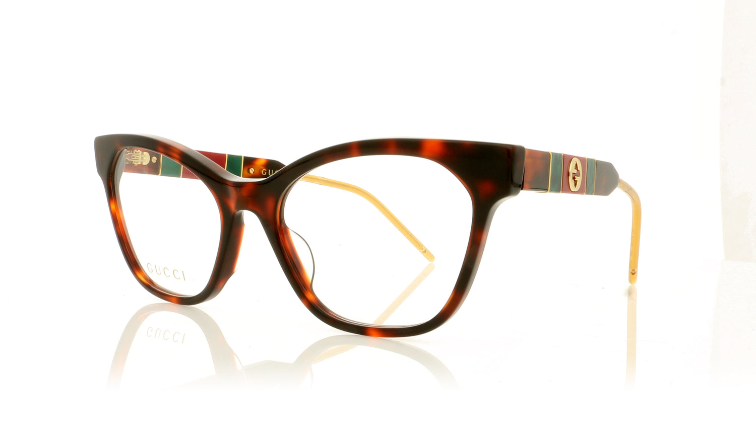 Gucci GG0600O 2 Havana Glasses - Angle