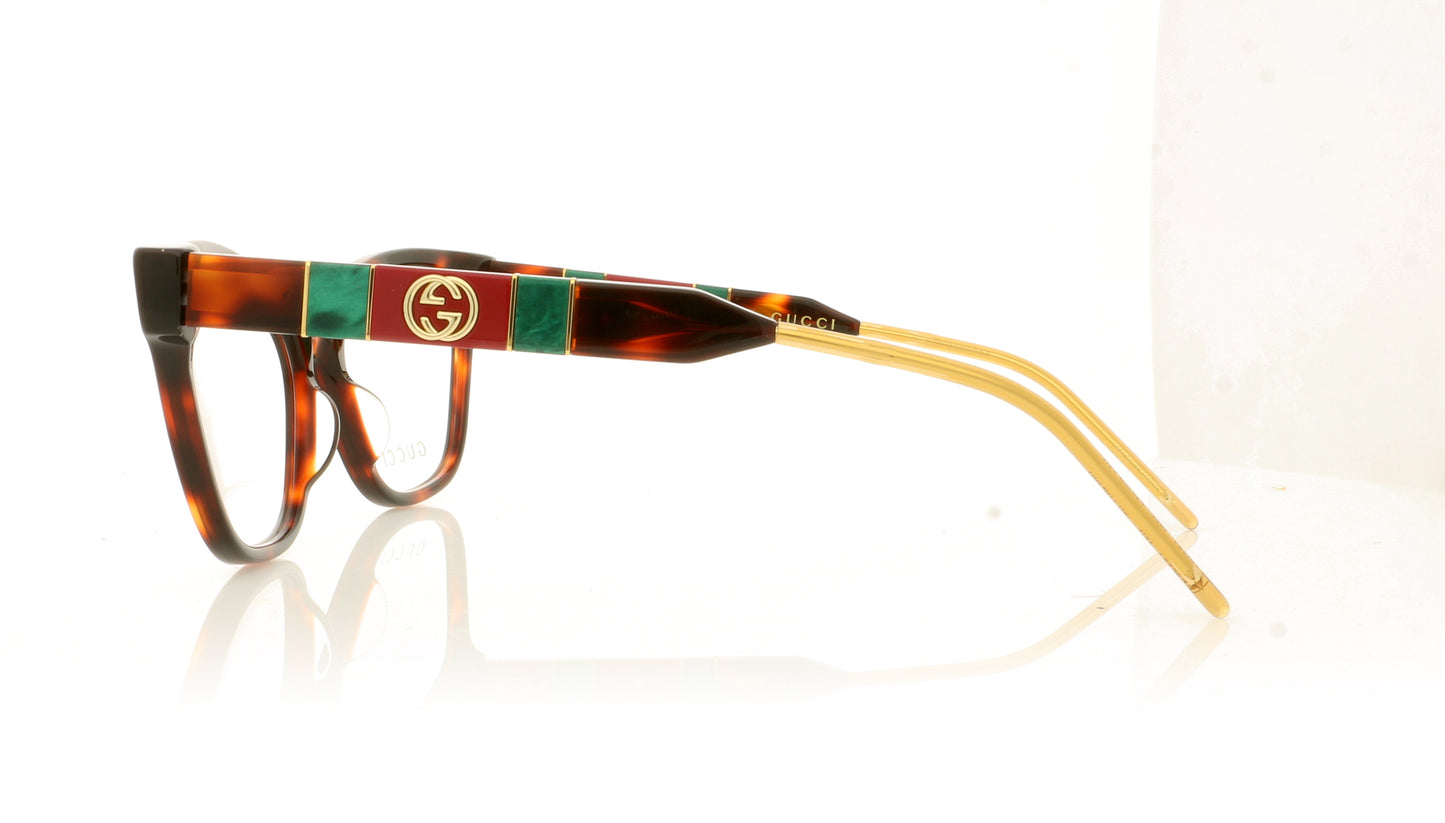 Gucci GG0600O 2 Havana Glasses - Side