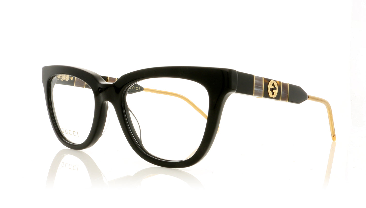 Gucci GG0601O 1 Black Glasses - Angle