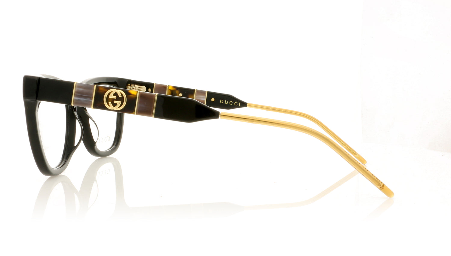 Gucci GG0601O 1 Black Glasses - Side