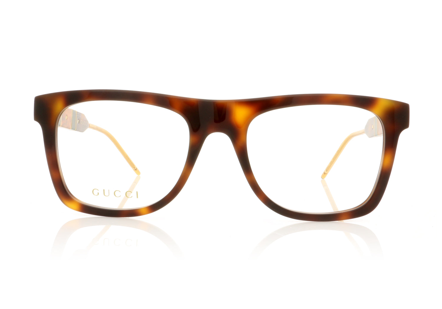 Gucci GG0604O 5 Havana Glasses - Front