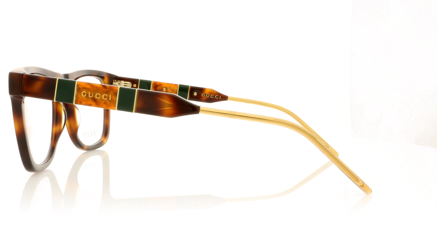 Gucci GG0604O 5 Havana Glasses - Side