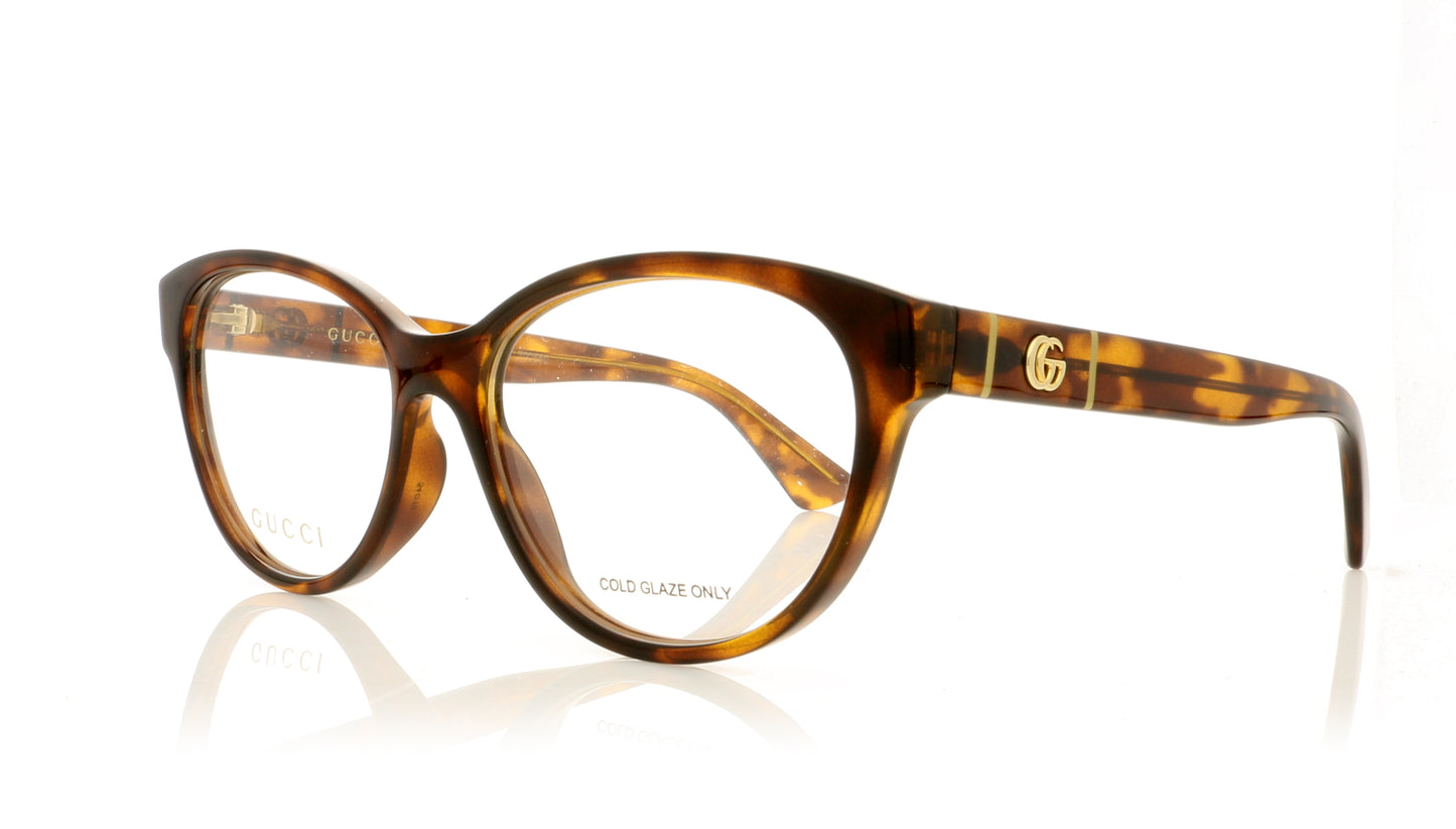Gucci GG0633O 2 Havana Glasses - Angle