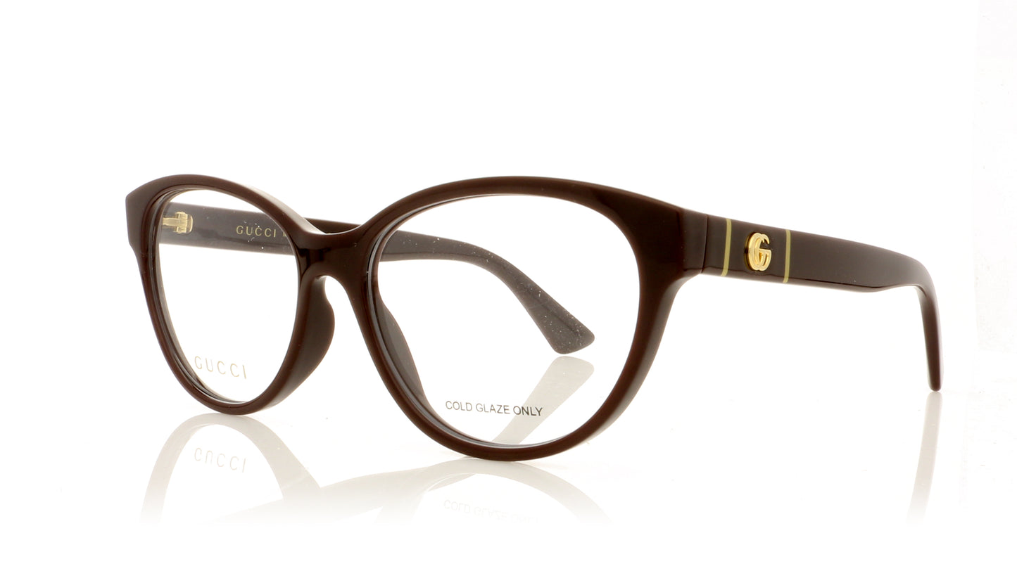 Gucci GG0633O 3 Brown Glasses - Angle
