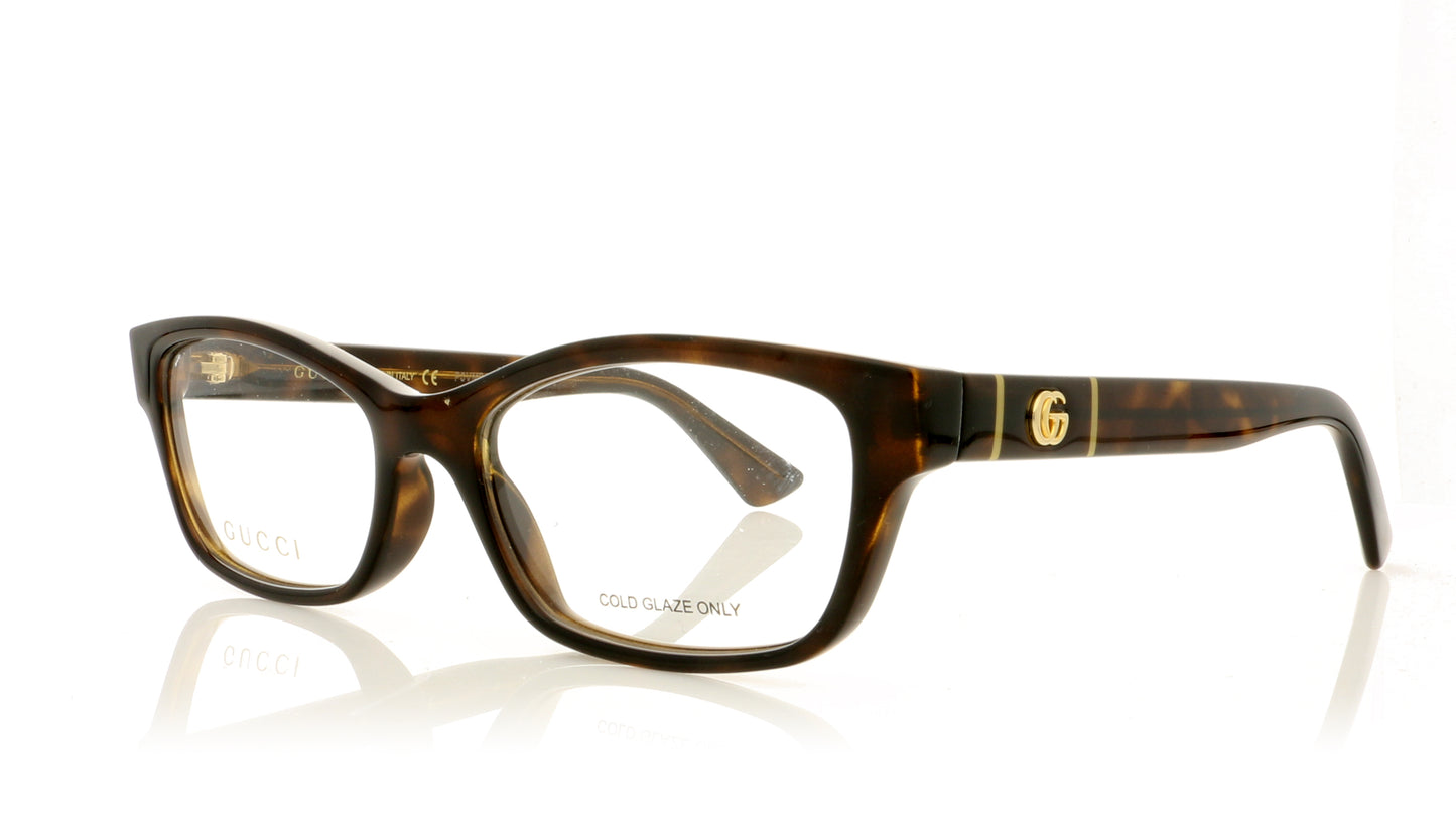 Gucci GG0635O 2 Havana Glasses - Angle