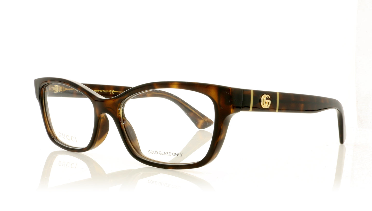 Gucci GG0635O 5 Havana Glasses - Angle