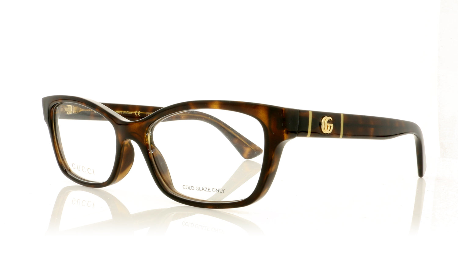 Gucci GG0635O 5 Havana Glasses - Angle