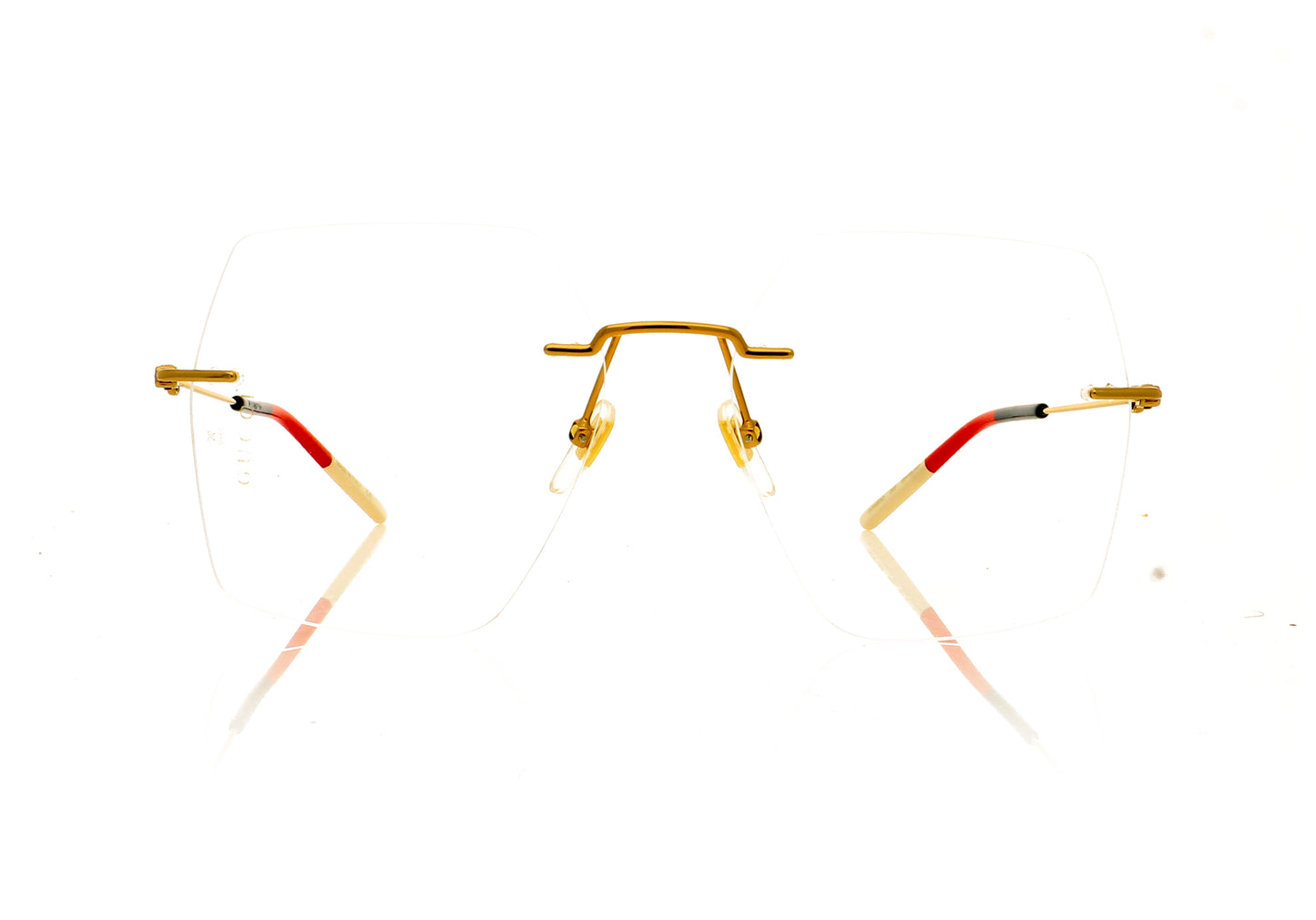 Gucci GG0683O 3 Gold Glasses - Front
