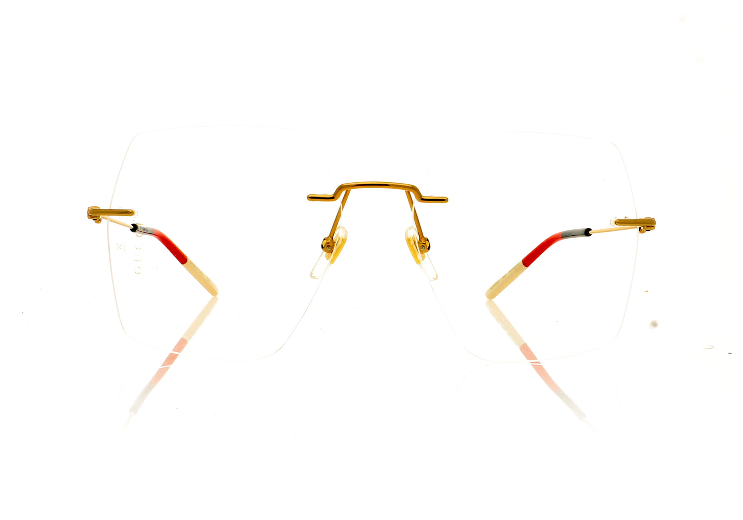 Gucci GG0683O 3 Gold Glasses - Front