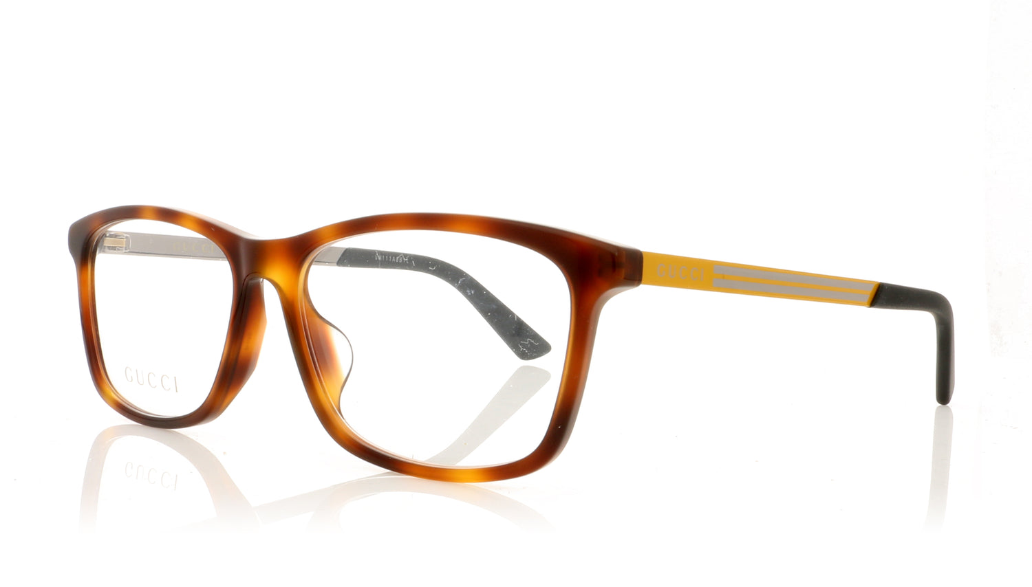 Gucci GG0699OA 3 Havana Glasses - Angle