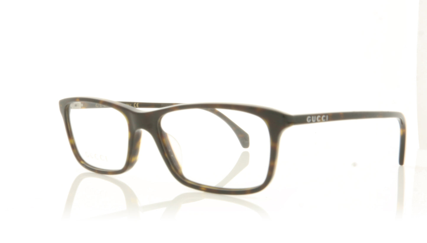 Gucci GG0701OJ 2 Tortoise Shell Glasses - Angle