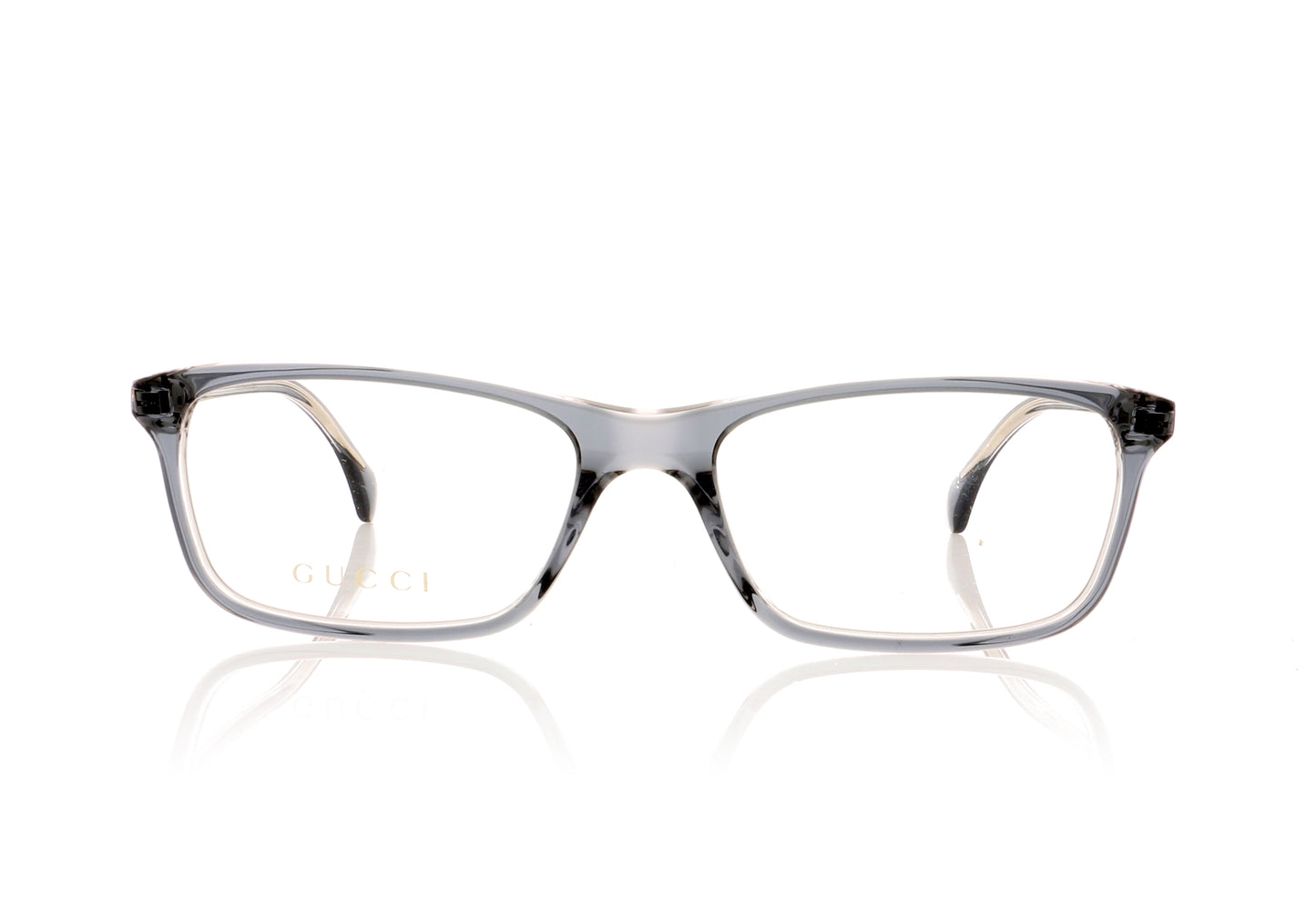 Gucci GG0701OJ 3 Grey Transparent Glasses - Front