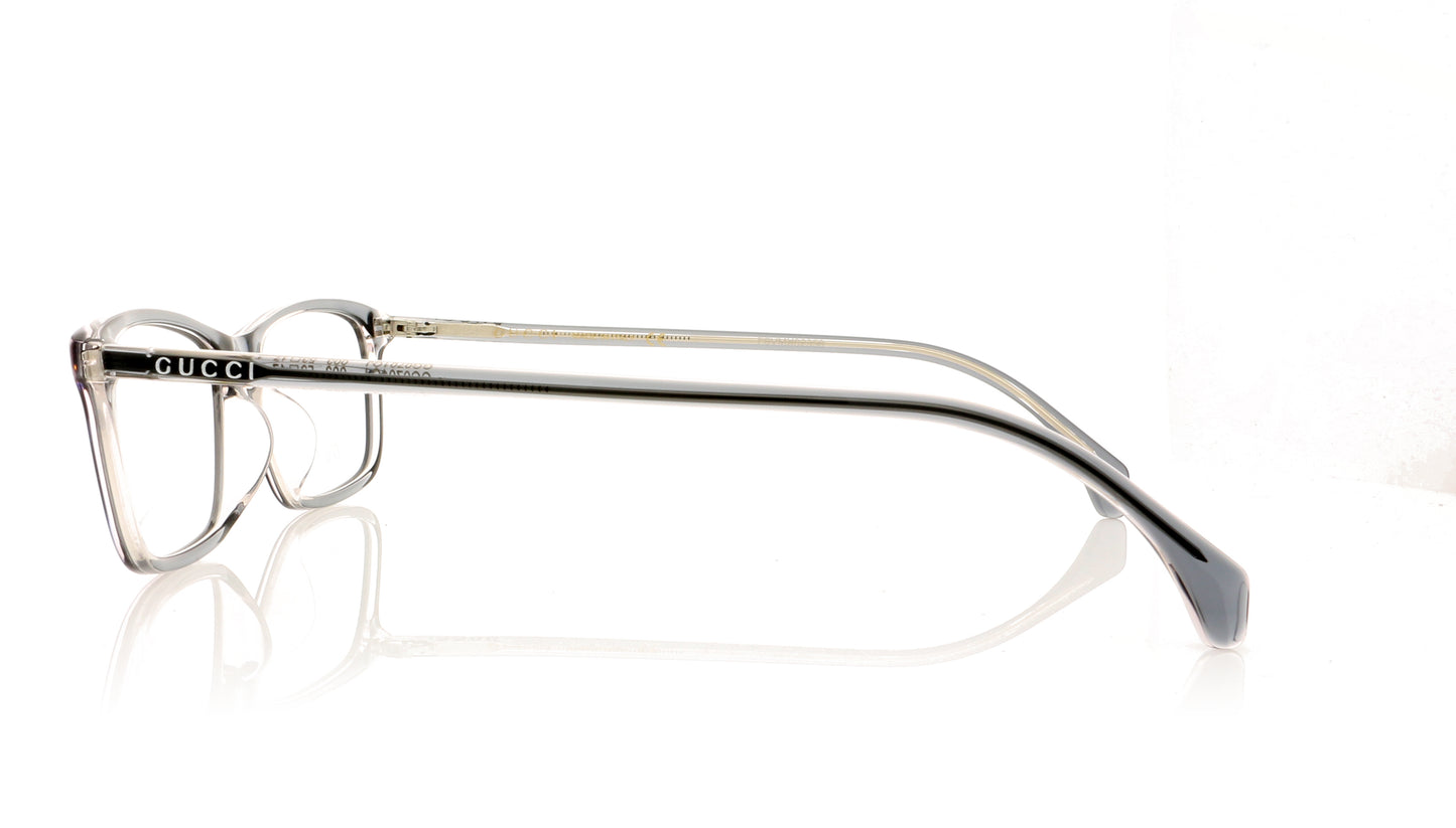 Gucci GG0701OJ 3 Grey Transparent Glasses - Side