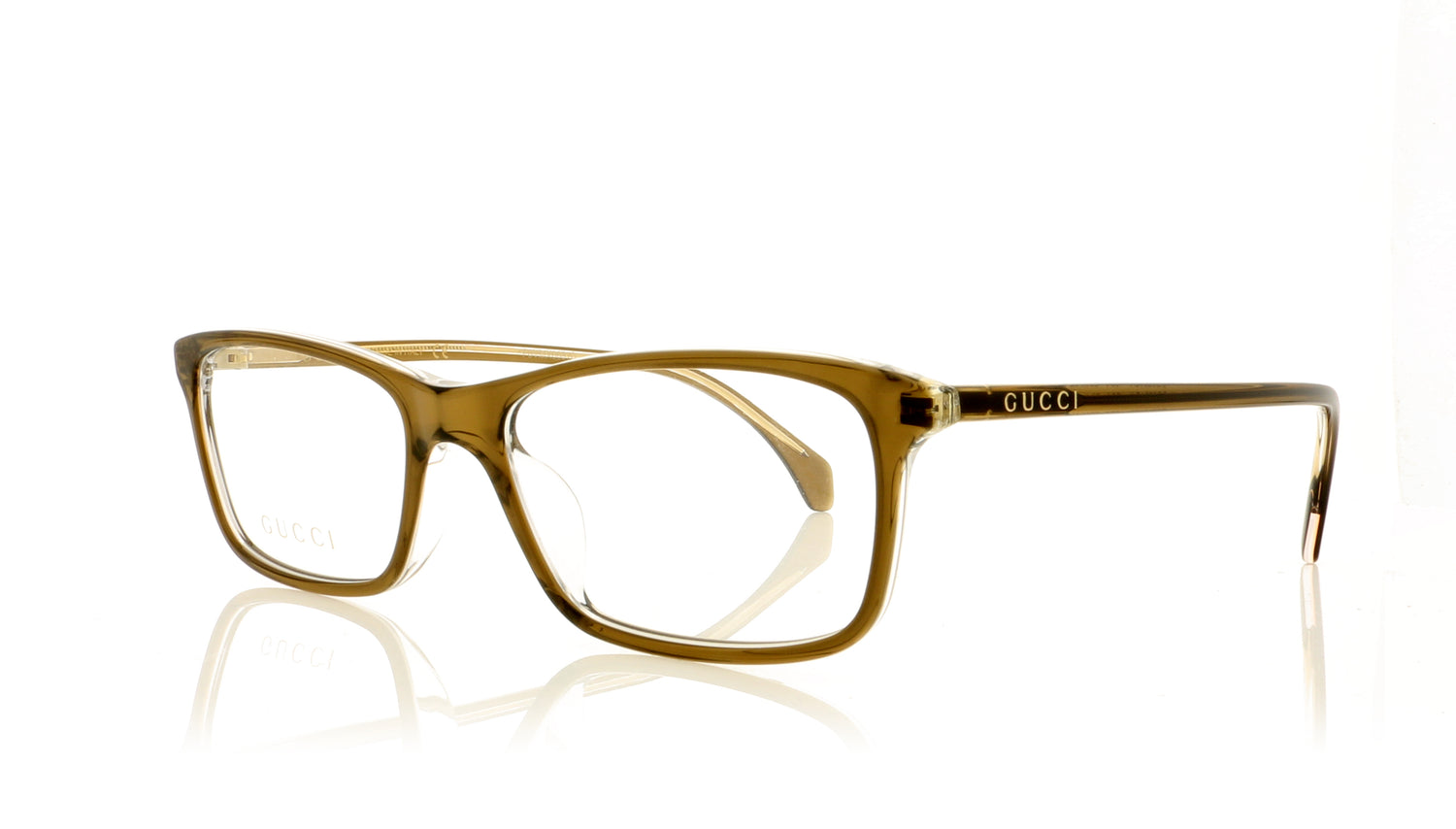 Gucci GG0701OJ 4 Green Glasses - Angle