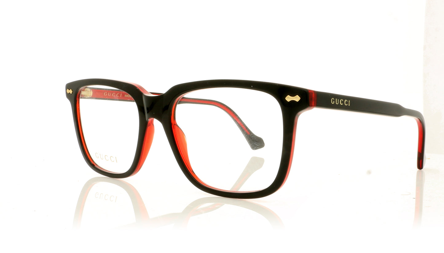 Gucci GG0737O 8 Black Glasses - Angle