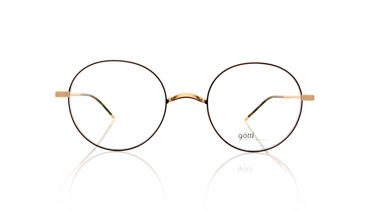 Götti Adan GB-BR Gold Brushed Glasses - Front