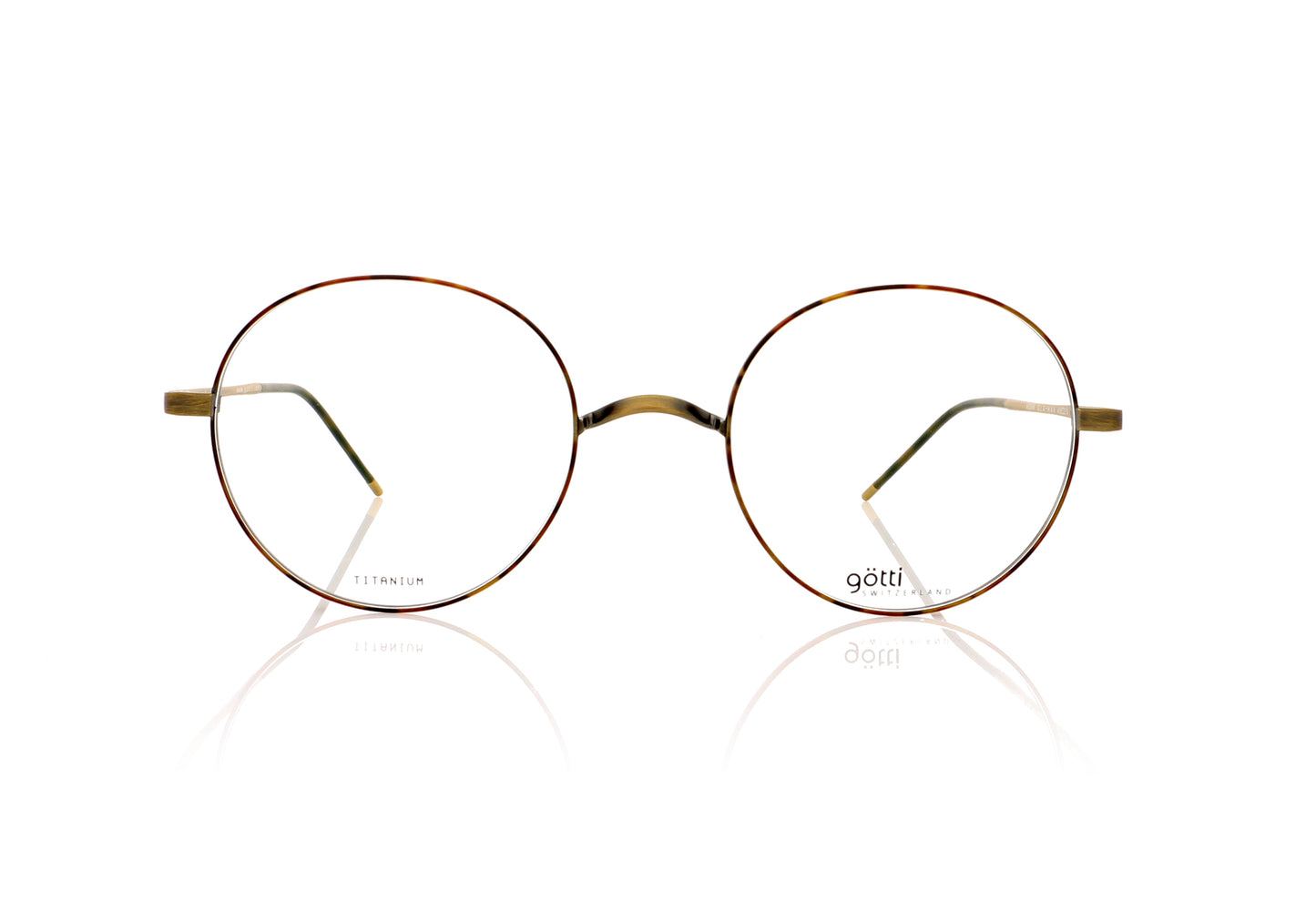 Götti Adan GLA-HAV Gold Antique Glasses - Front
