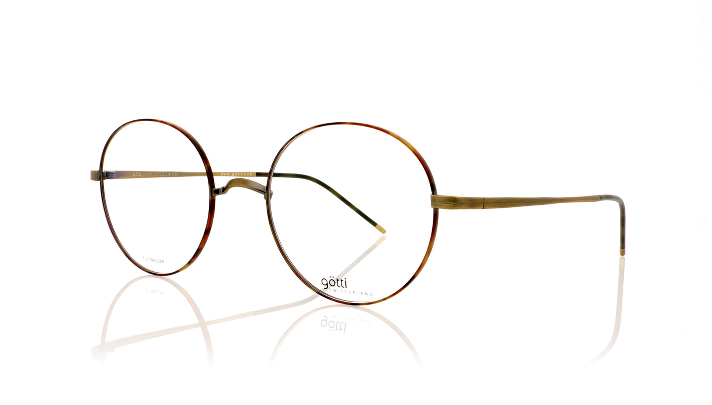 Götti Adan GLA-HAV Gold Antique Glasses - Angle