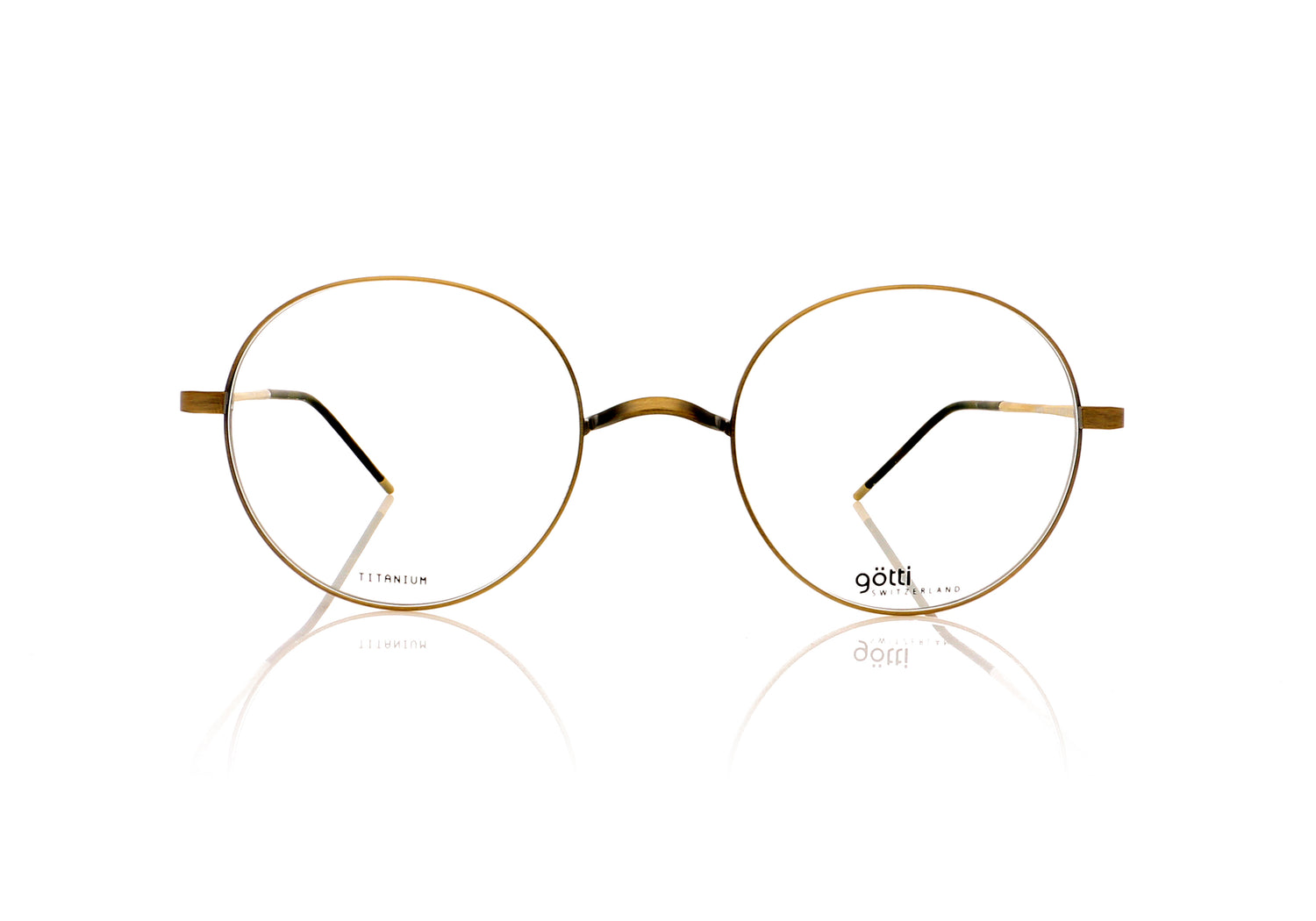 Götti Adan GLA Gold Antique Glasses - Front