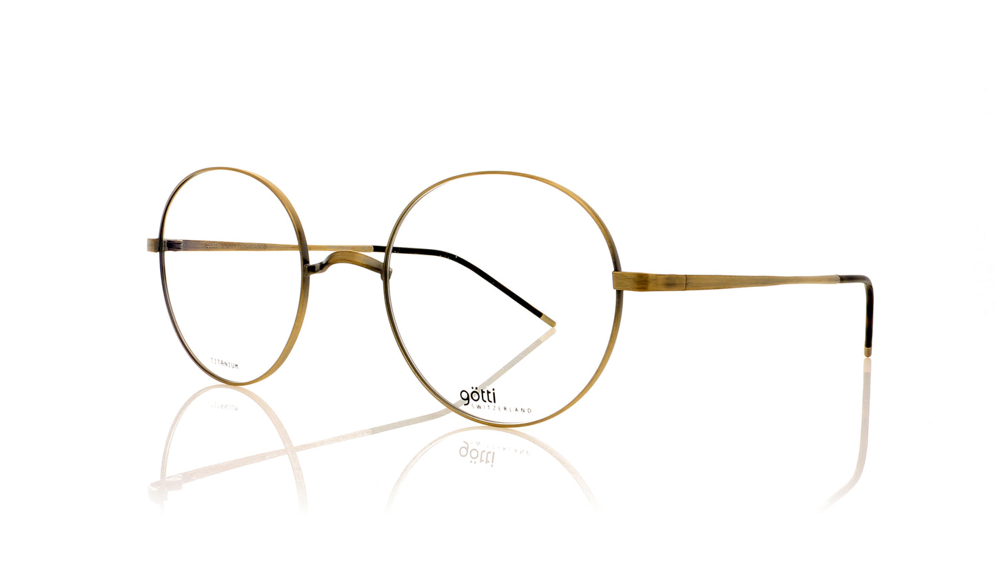 Götti Adan GLA Gold Antique Glasses - Angle