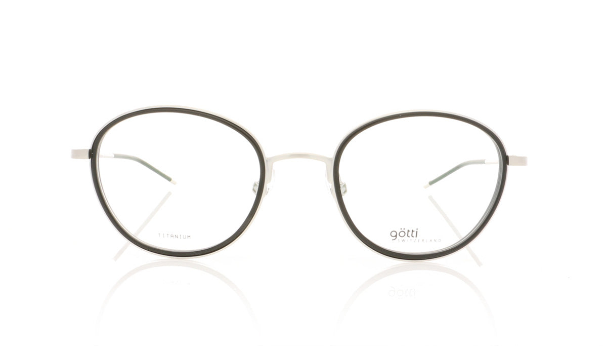 Götti Avaldi SB - BLK Gotti Silver Brushed Glasses - Front