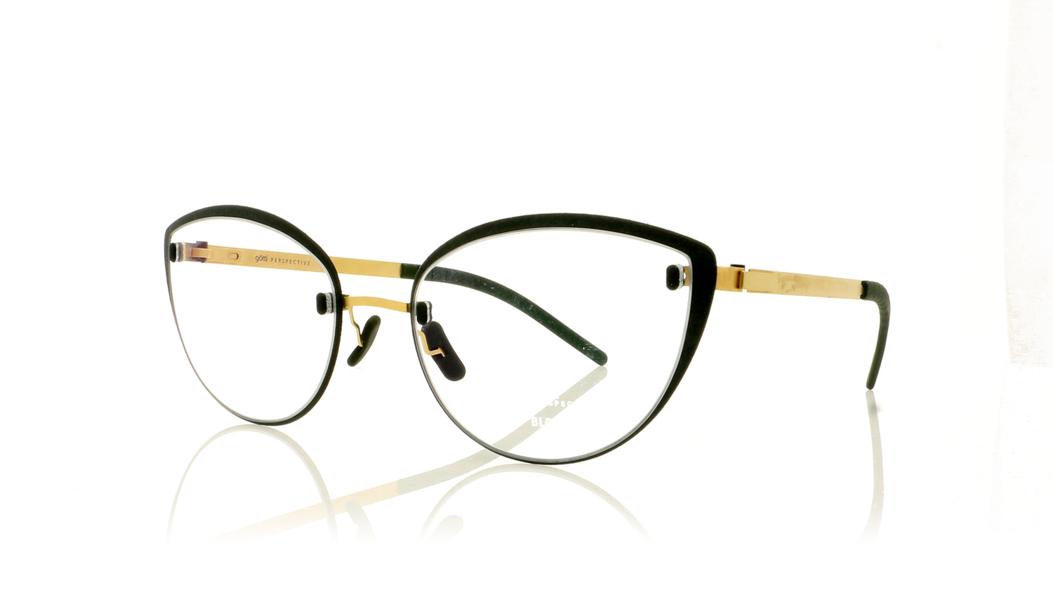 Götti BL06 GLD Gold Glasses - Angle