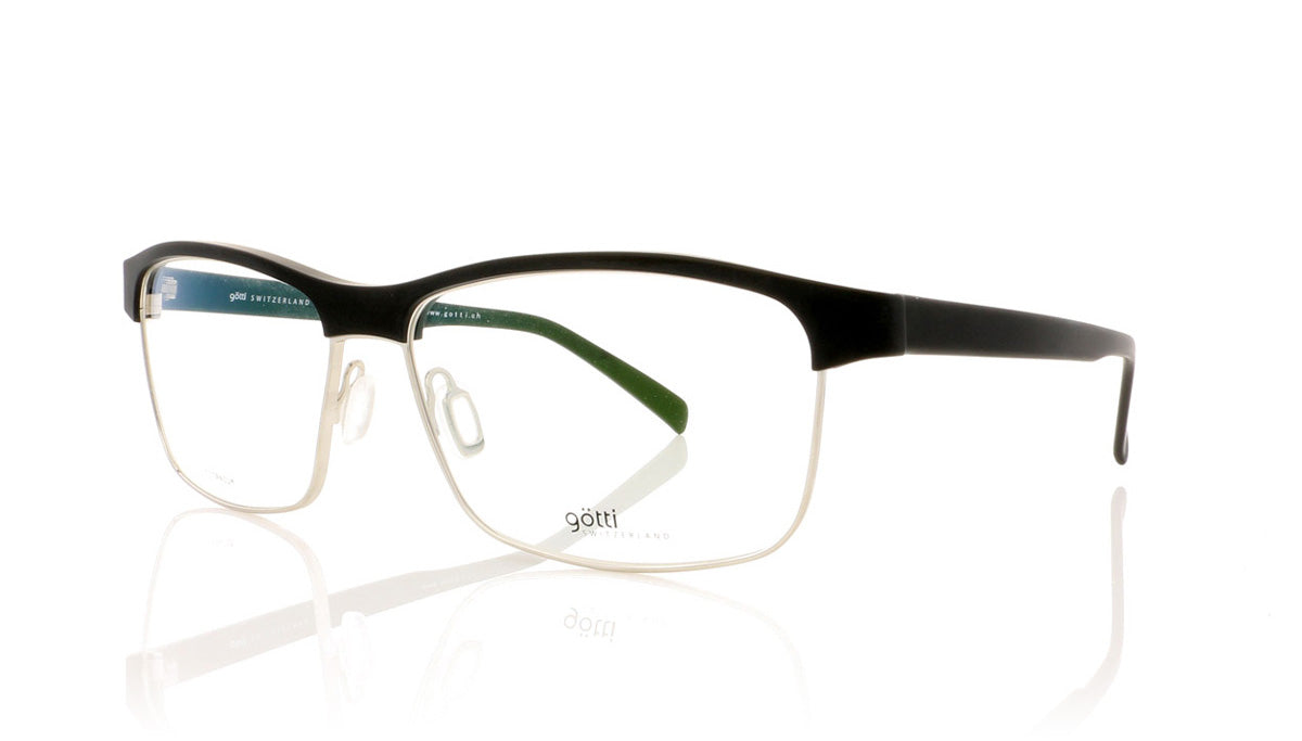 Götti CHILLY SLB-BLK Silver Brushed Glasses - Angle