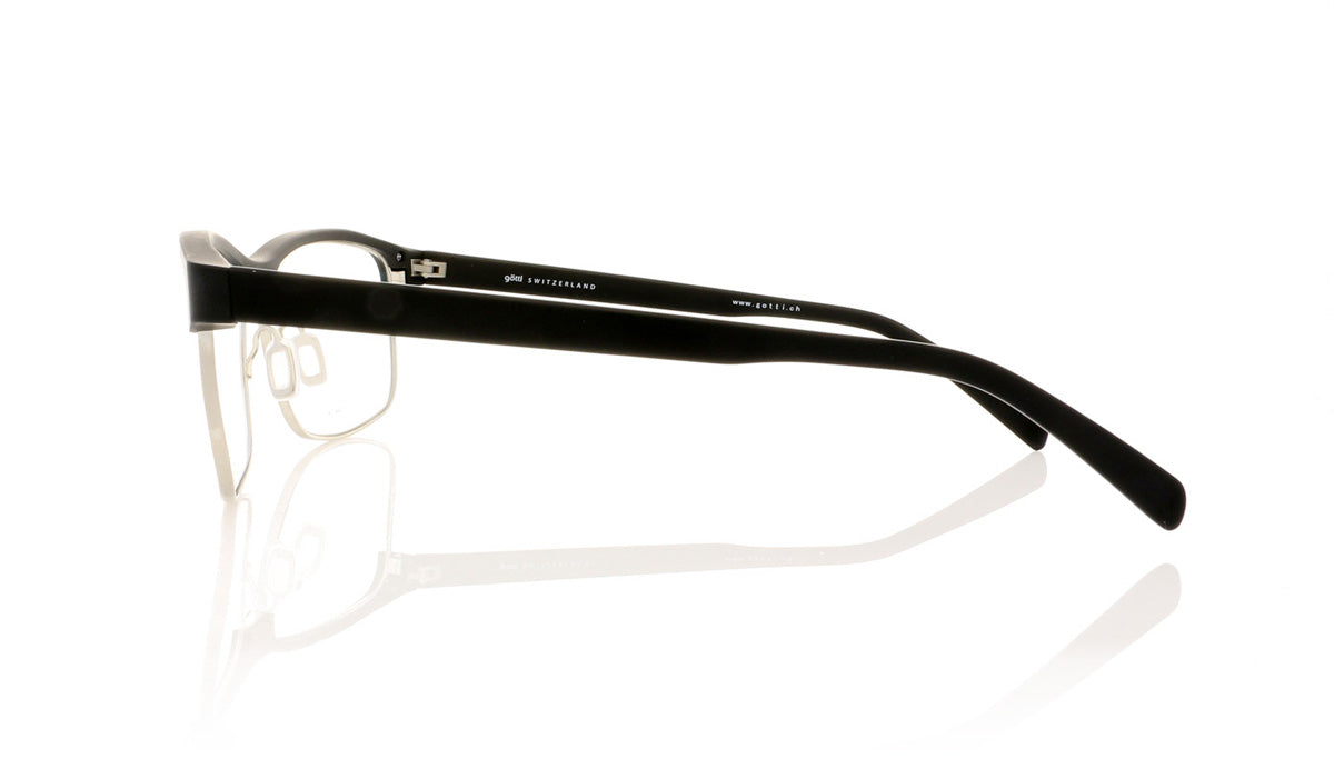 Götti CHILLY SLB-BLK Silver Brushed Glasses - Side