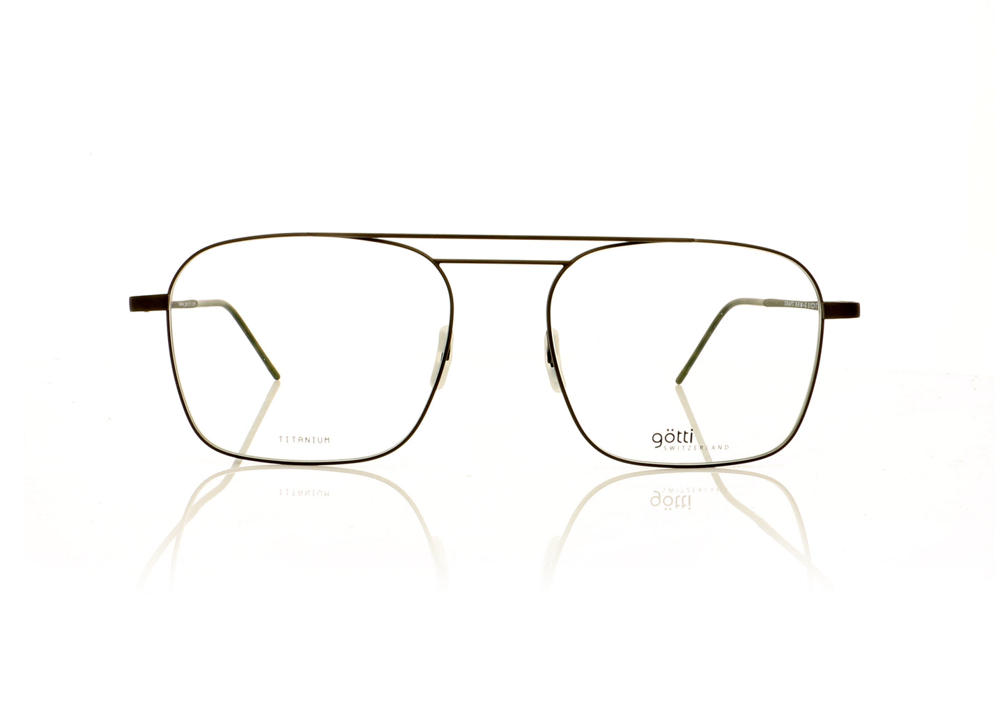 Götti Craft BRM-G Brown Glasses - Front