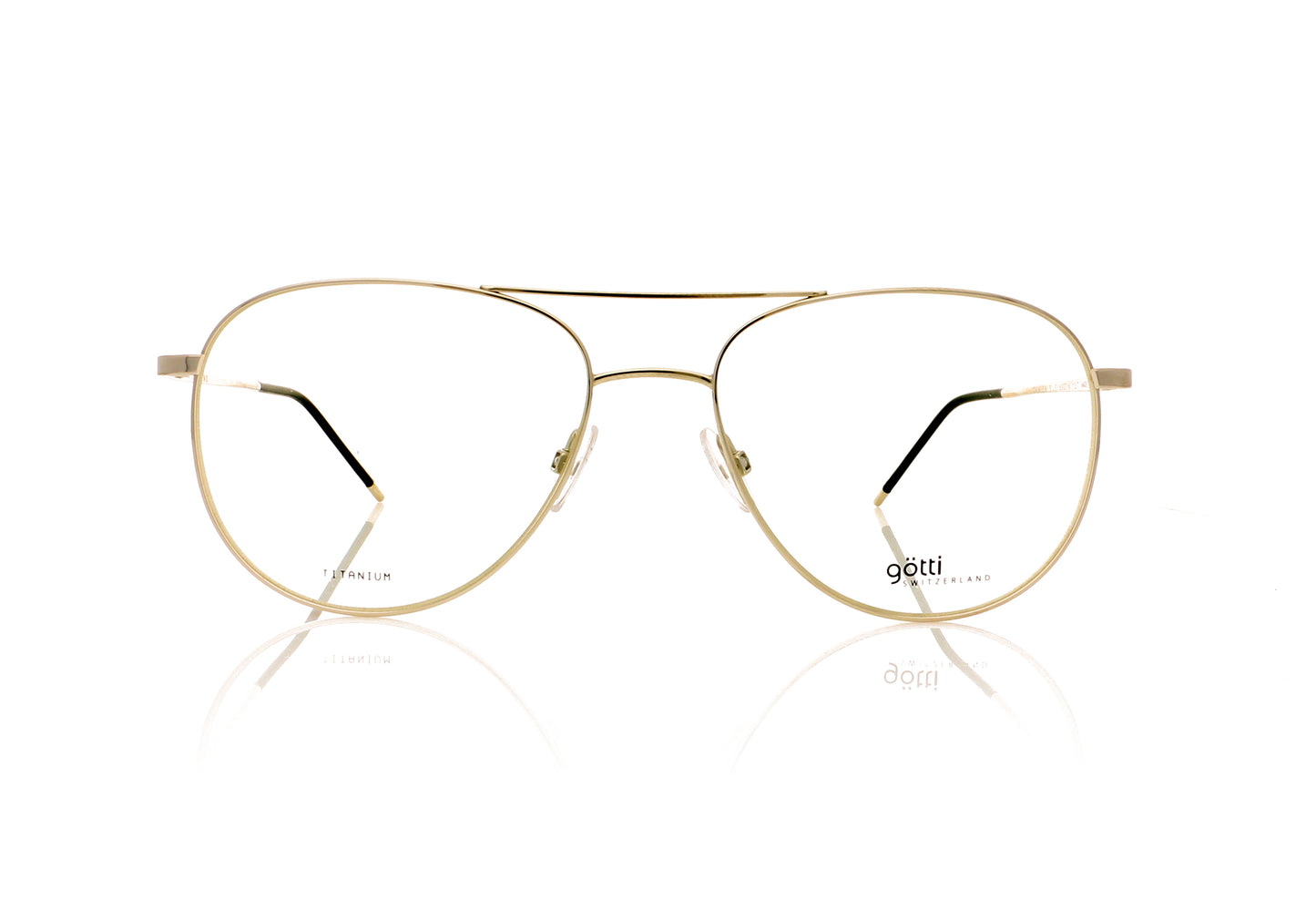 Götti DAMIEN SLS Shiny Silver Glasses - Front