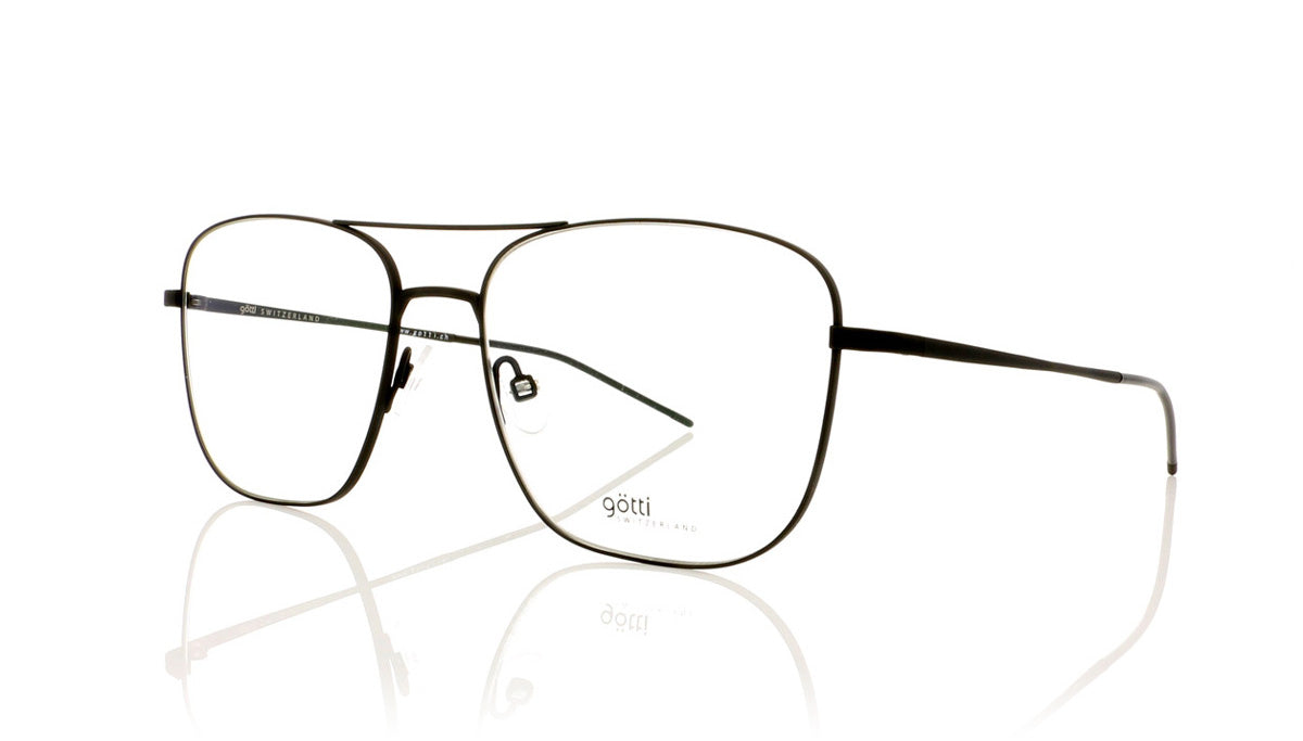 Götti Darcy BLKM Matte Black Glasses - Angle