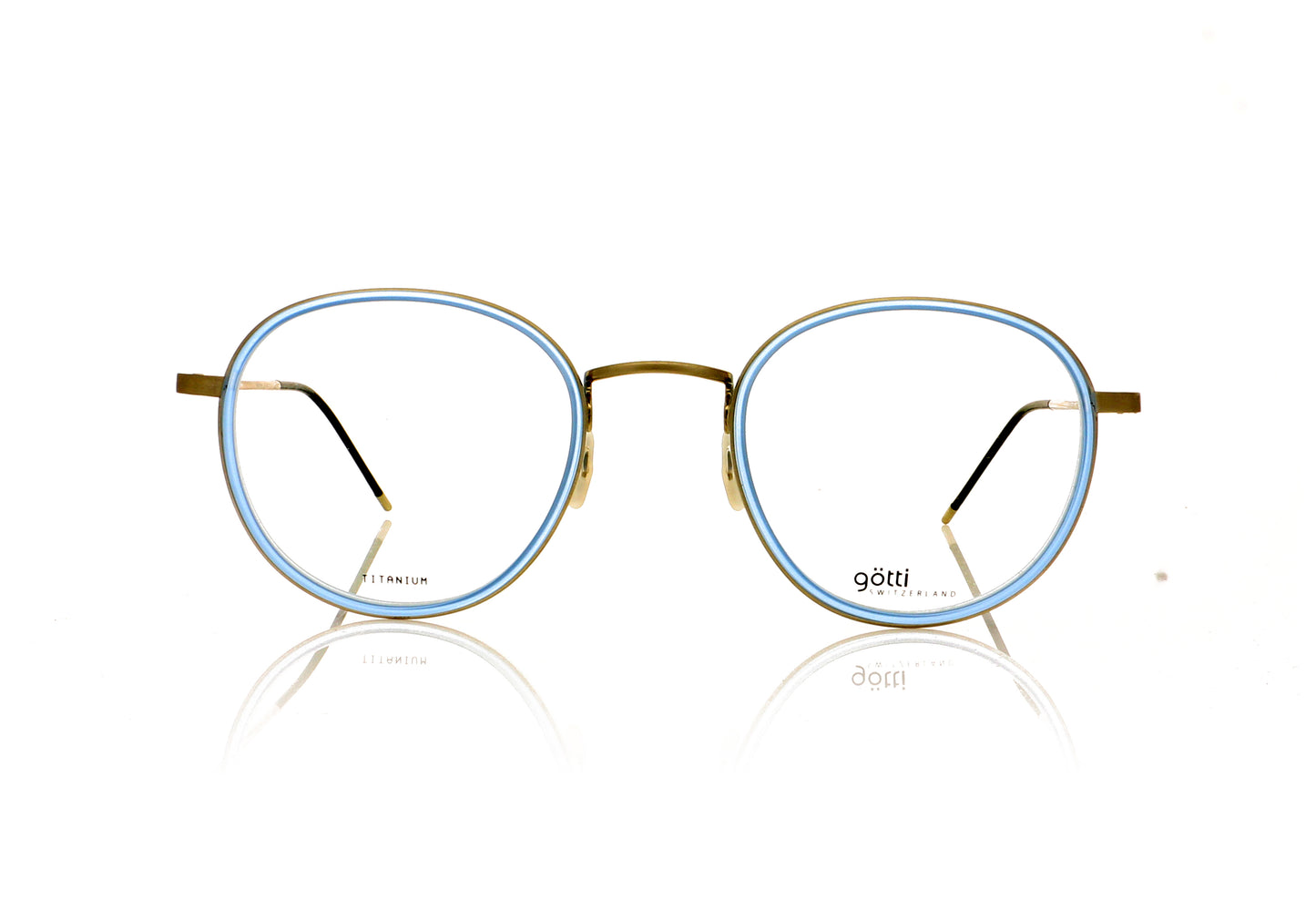 Götti Deek SLB Silver Glasses - Front