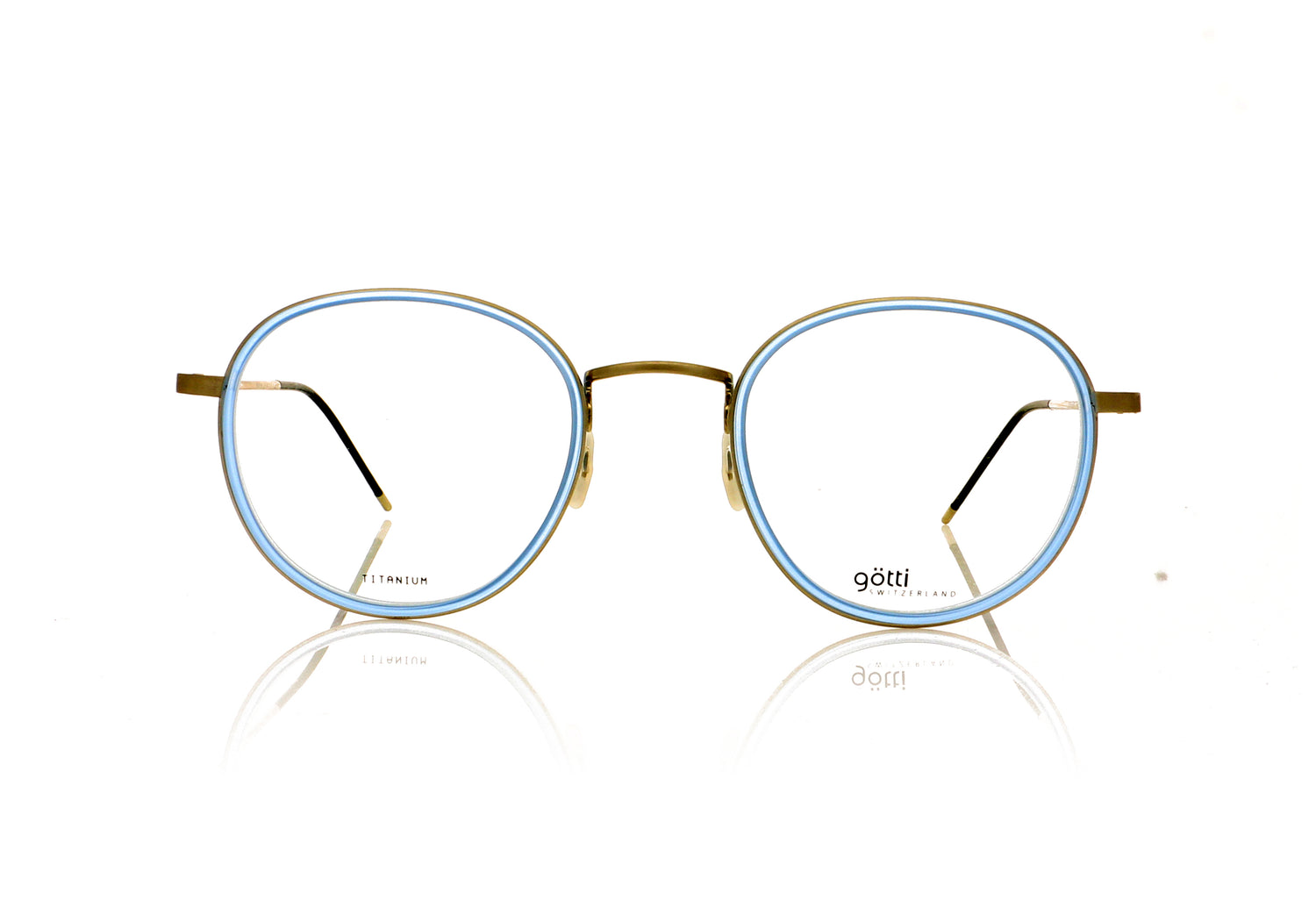 Götti Deek SLB Silver Glasses - Front