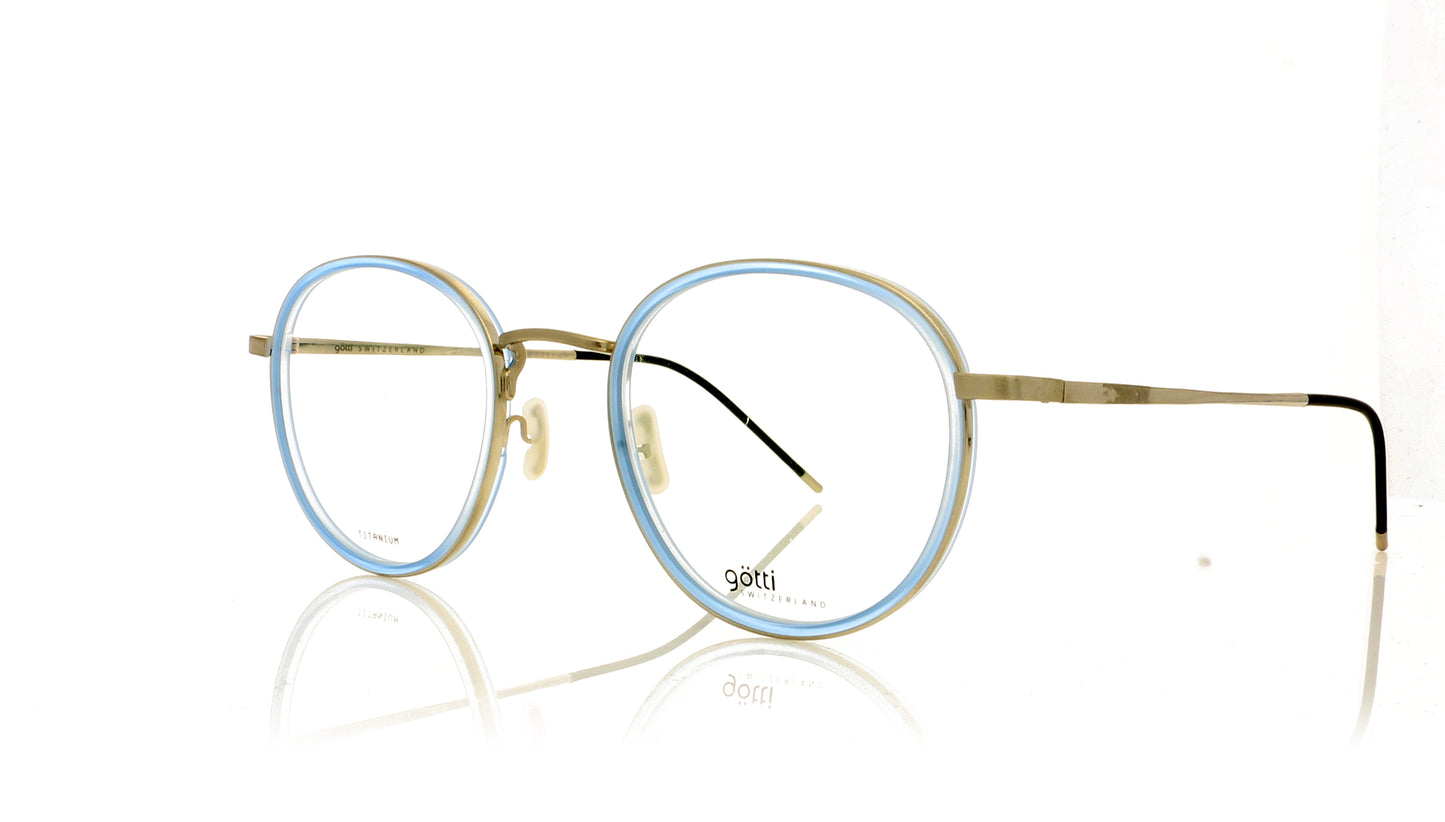 Götti Deek SLB Silver Glasses - Angle