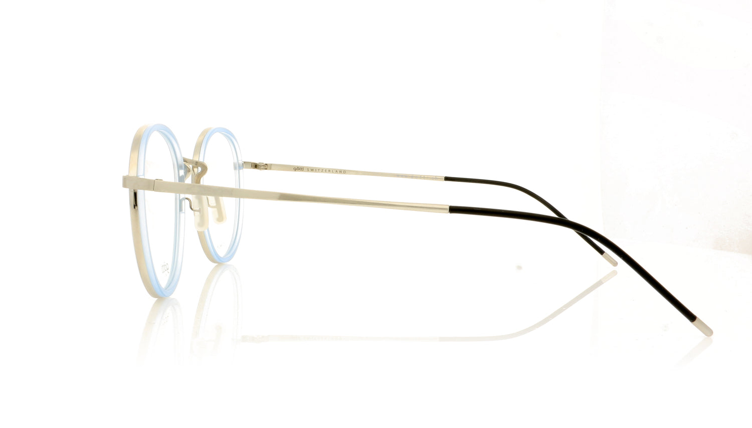 Götti Deek SLB Silver Glasses - Side