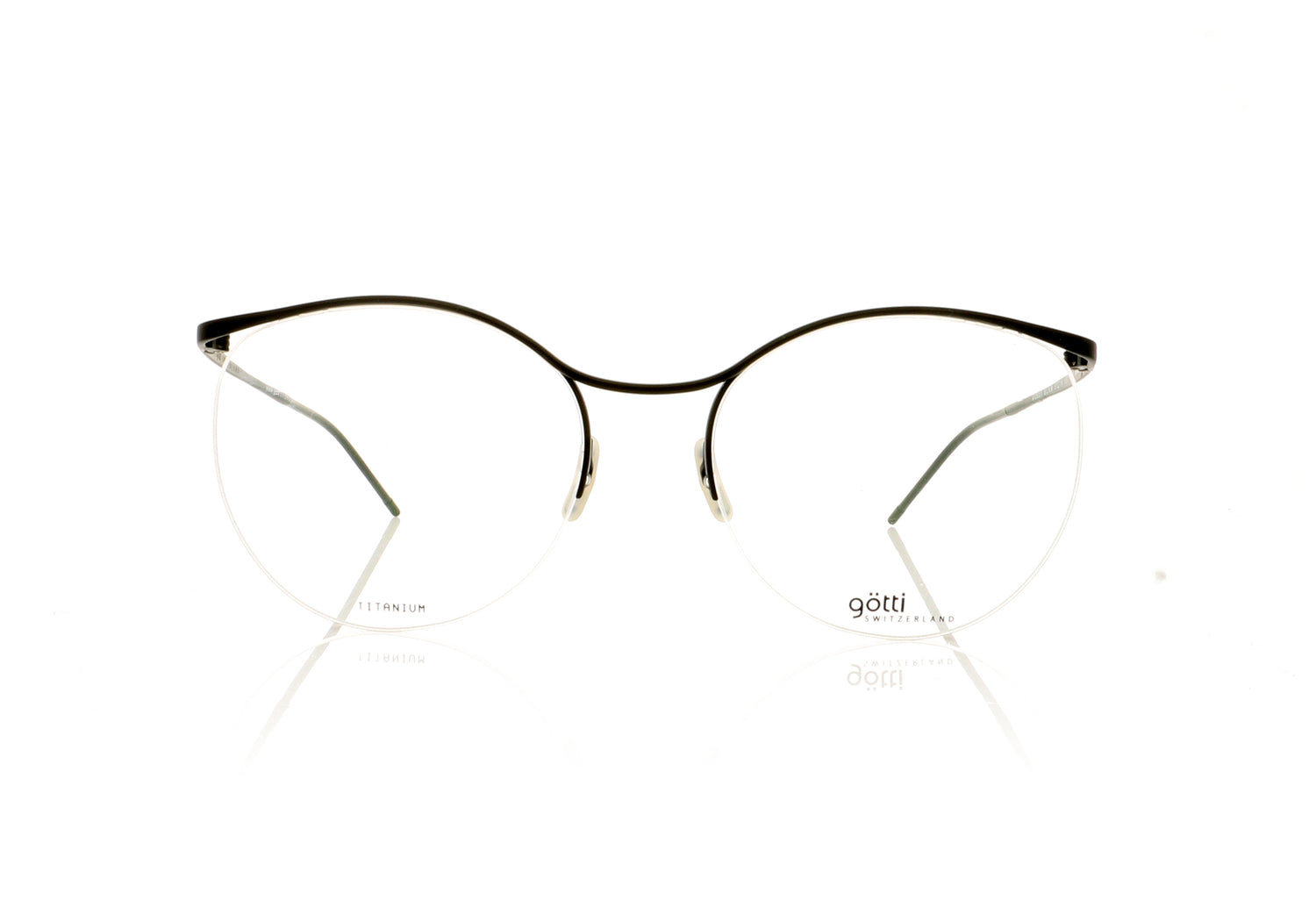 Götti Dobey BLKM Black Glasses - Front