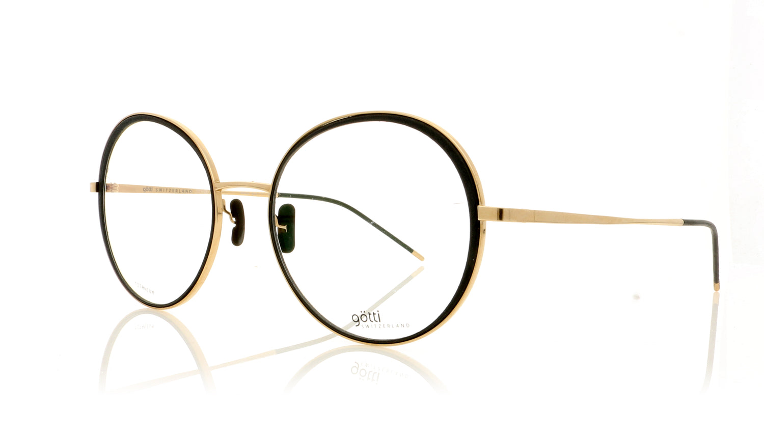 Götti Dony GLS-ASH Black Glasses - Angle