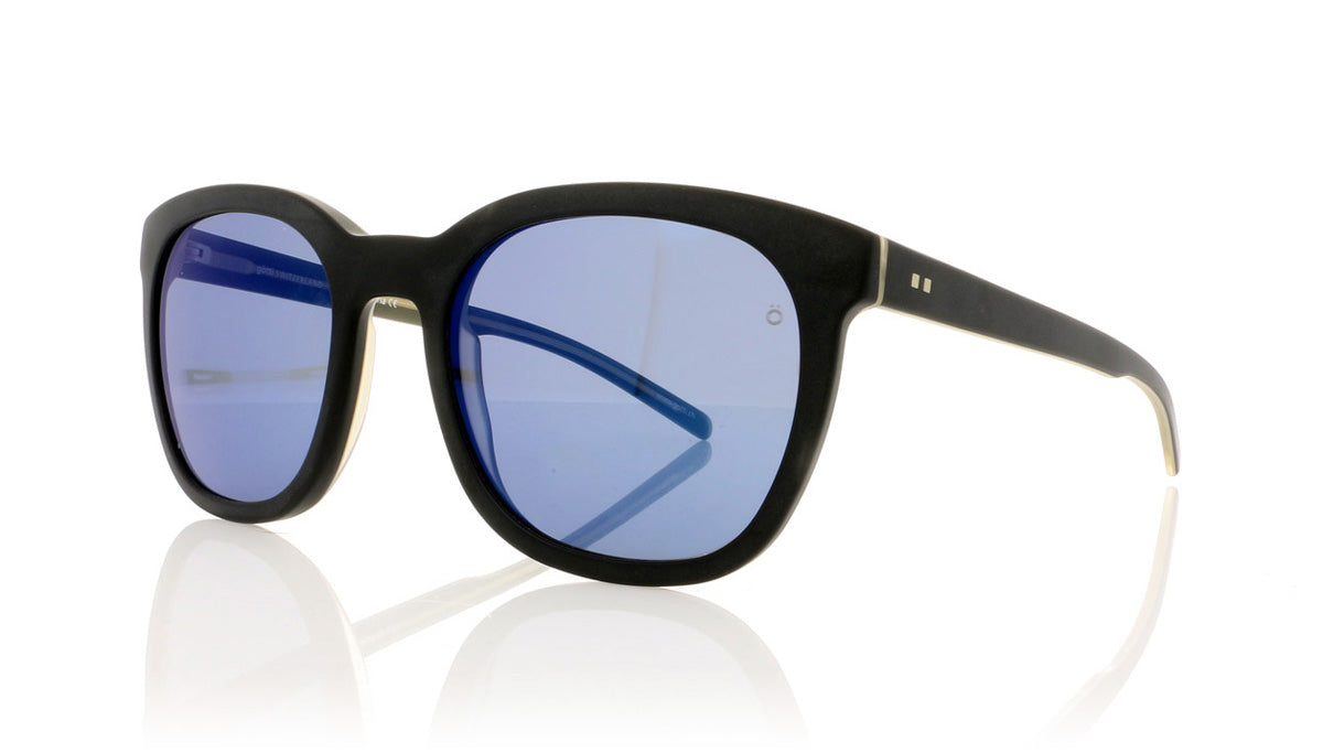 Götti ELLIS-S BLKY-M Black Yellow Inside Sunglasses - Angle