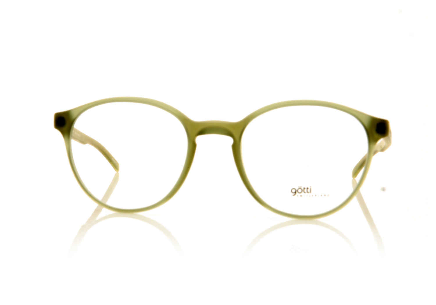 Götti Gotti Reto GYN_M Moss Green-Yellow Matte Glasses - Front