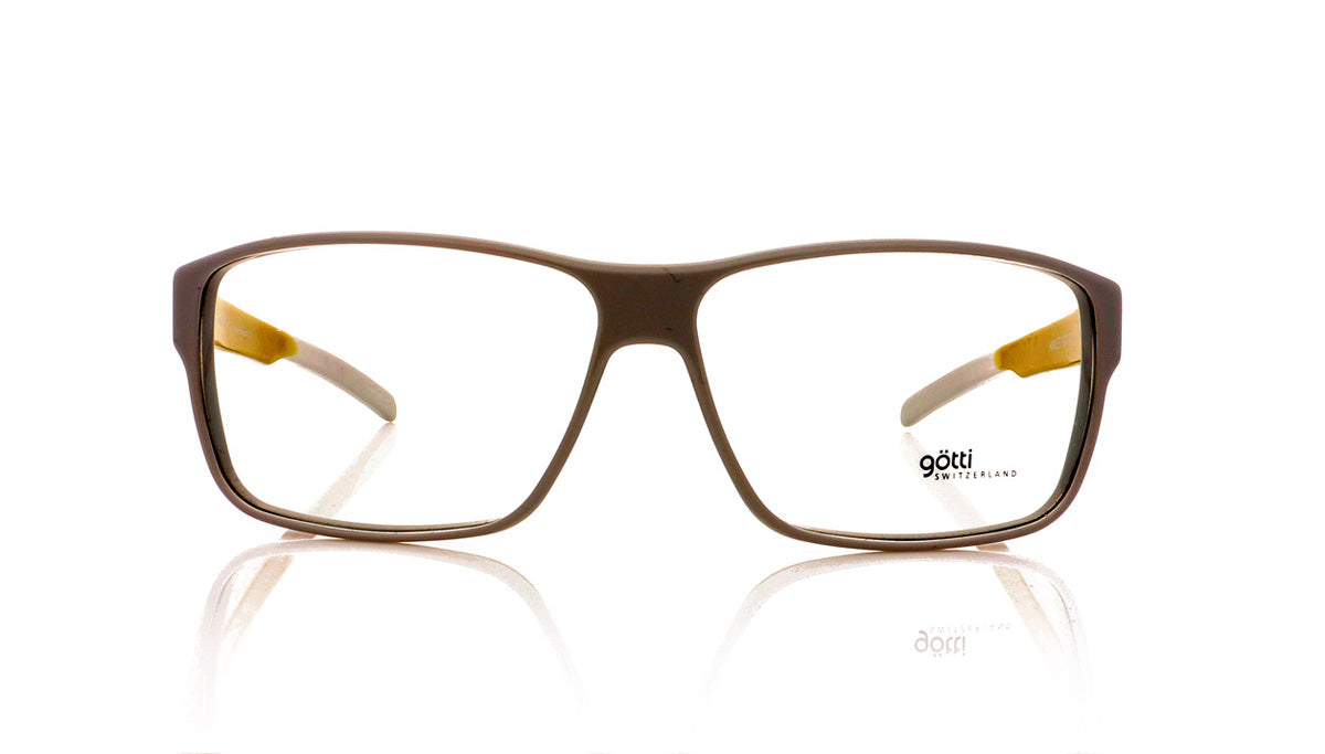 Götti Hamlet GOL Smoky White Glasses - Front