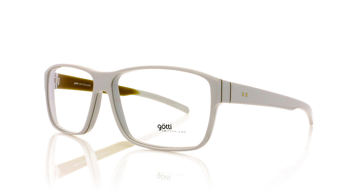 Götti Hamlet GOL Smoky White Glasses - Angle