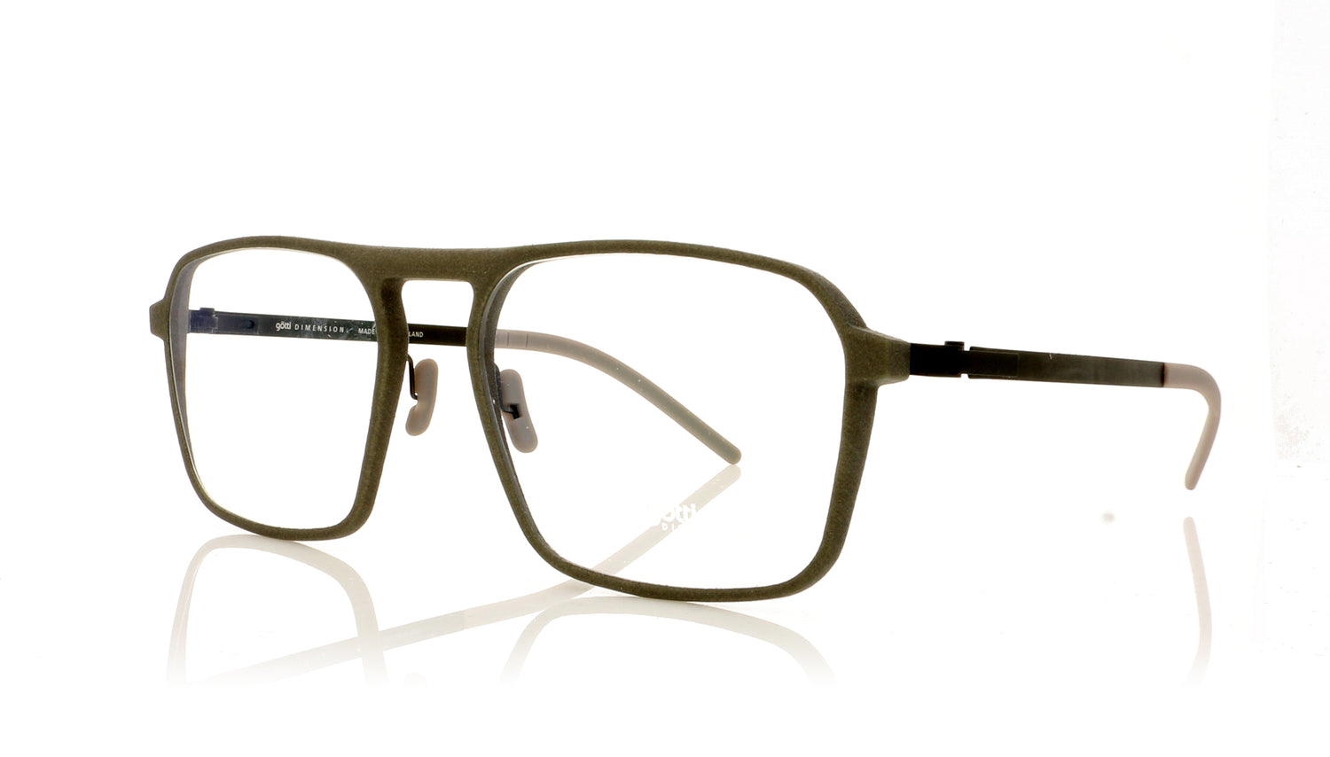 Götti Knight Stone Grey Glasses - Angle